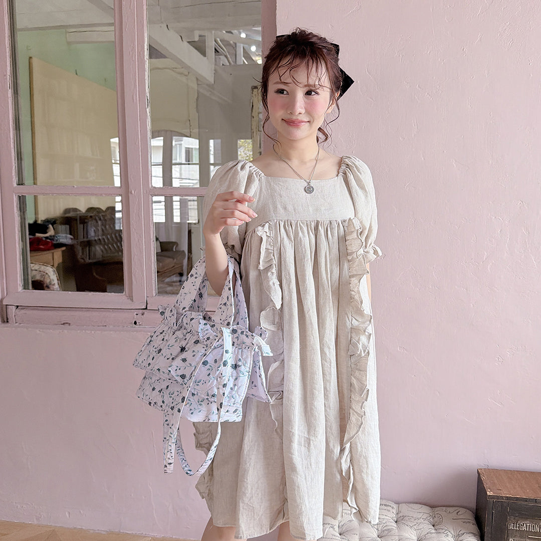 レギュラーフリルバッグ Moroccan Bebe(RosyGrey)