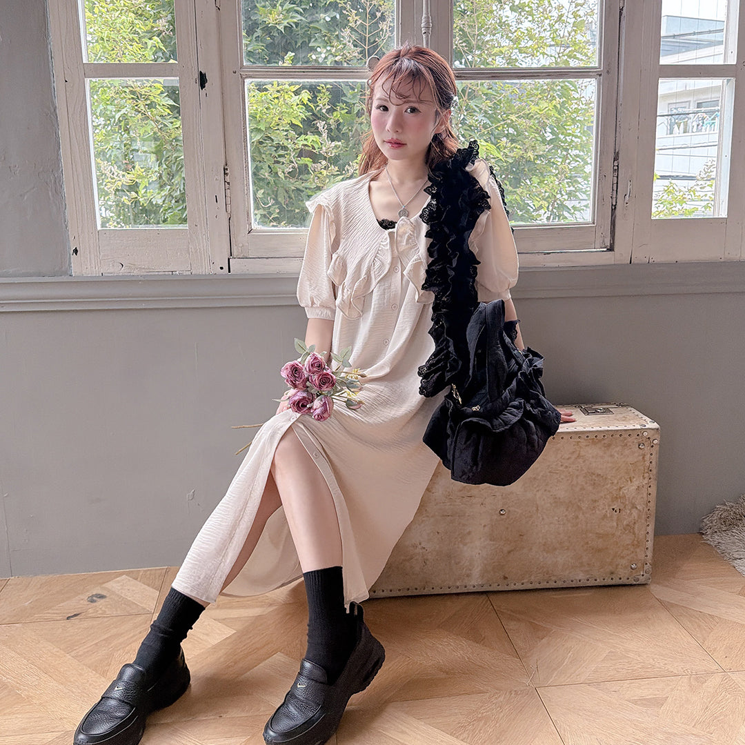 ★Petal Collar シャツドレス