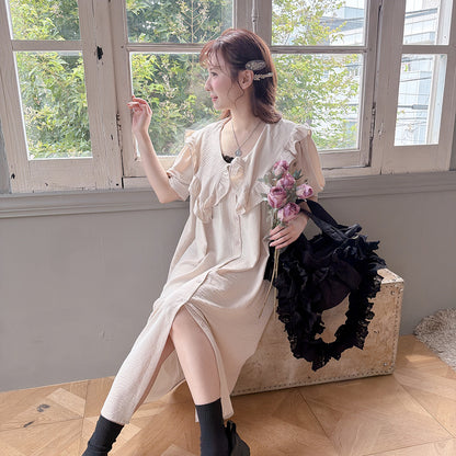 ★Petal Collar シャツドレス