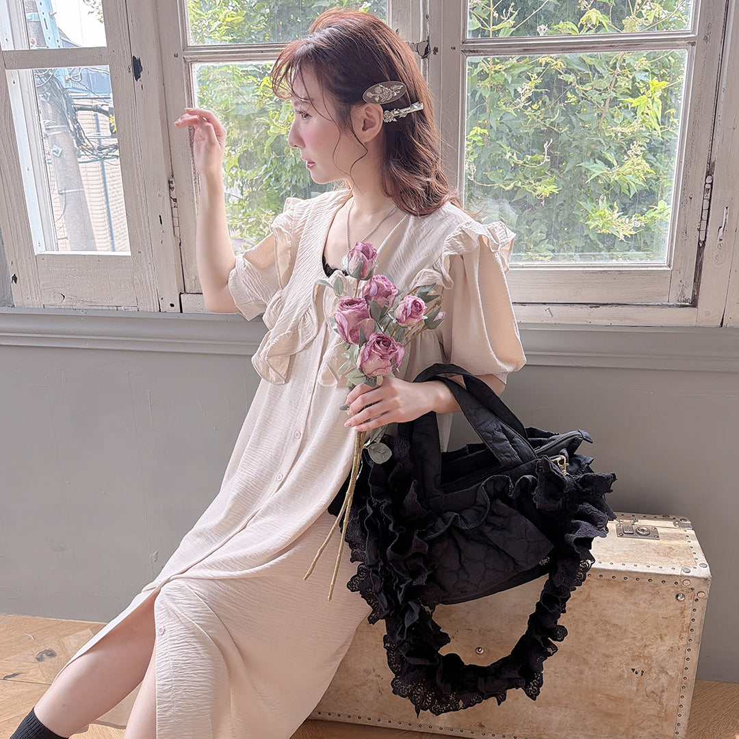 レギュラーフリルバッグ Moroccan Bebe 2026 – Saha by elliee