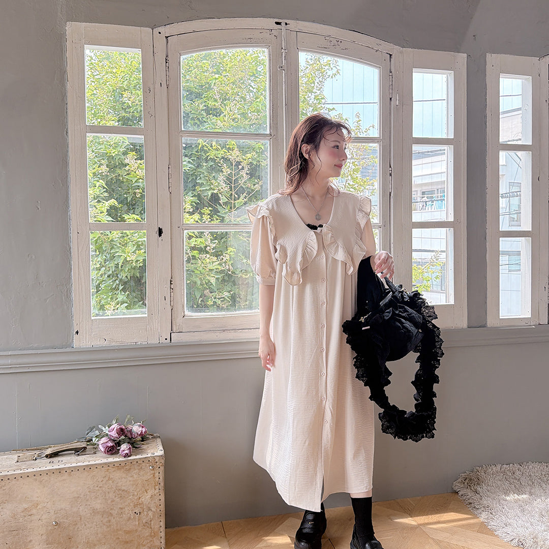 ★Petal Collar シャツドレス