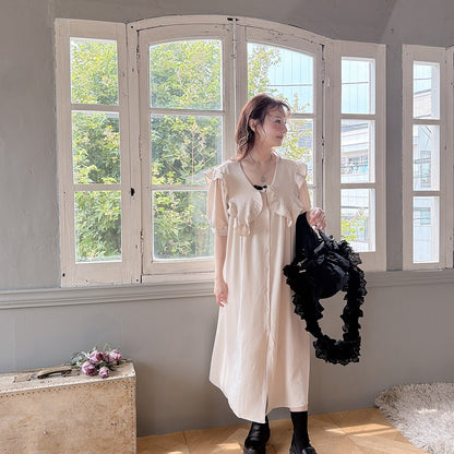 ★Petal Collar シャツドレス
