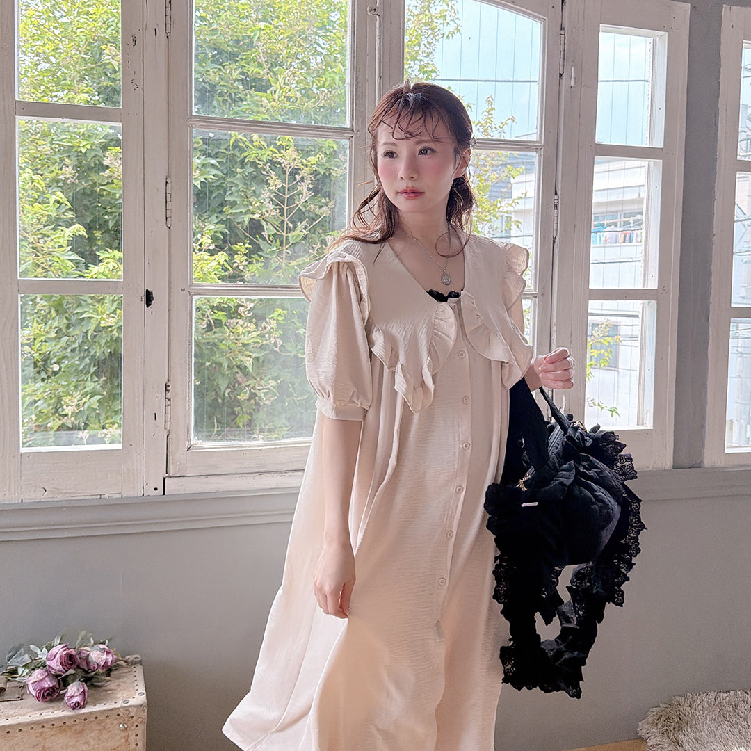 ★Petal Collar シャツドレス