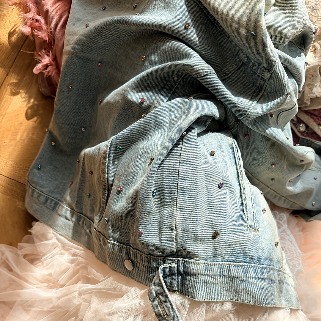 ★Confetti Gems Denim Jacket