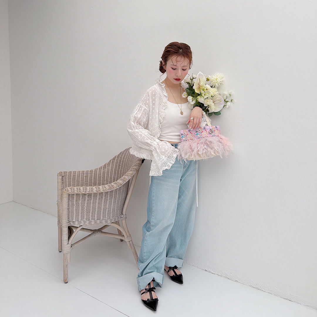 ★Boho レースボレロ