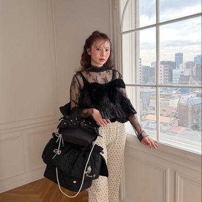 予約★Opulent Bowキャミソール  アイボリー