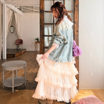 ★Confetti Gems Denim Jacket