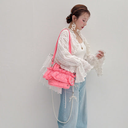 White Muguet Drop-ピアス/イヤリング