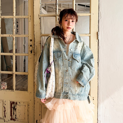 ★Confetti Gems Denim Jacket