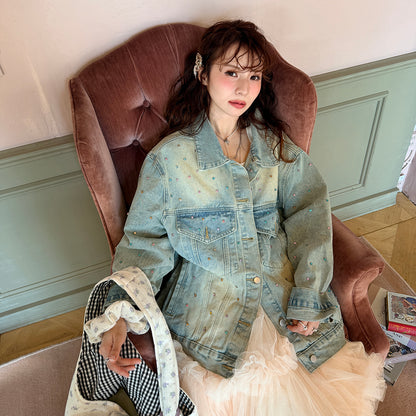 ★Confetti Gems Denim Jacket