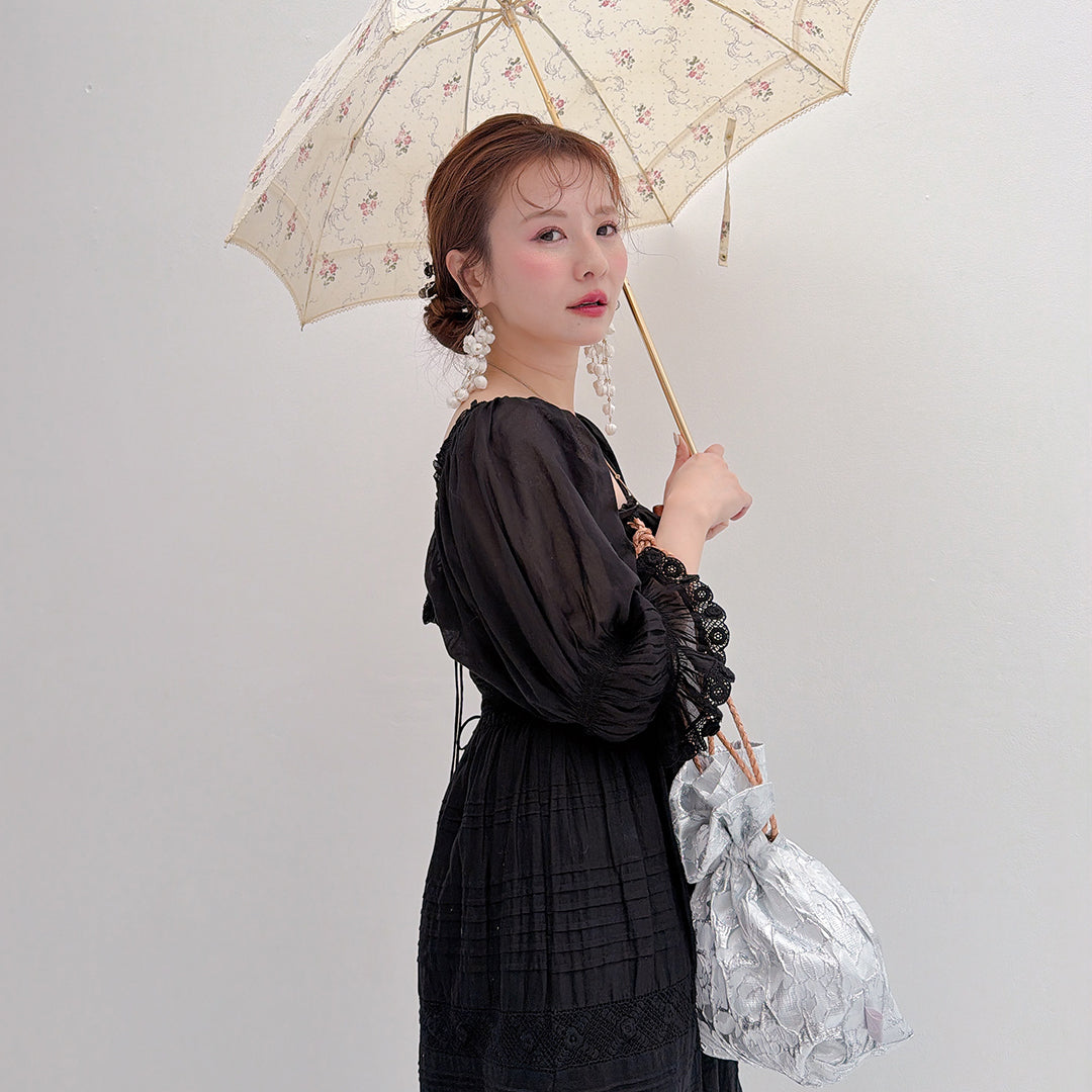 White Muguet Drop-ピアス/イヤリング