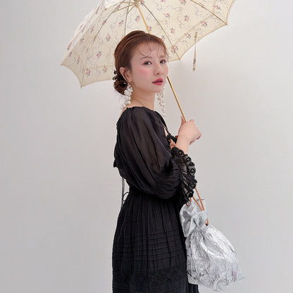 White Muguet Drop-ピアス/イヤリング