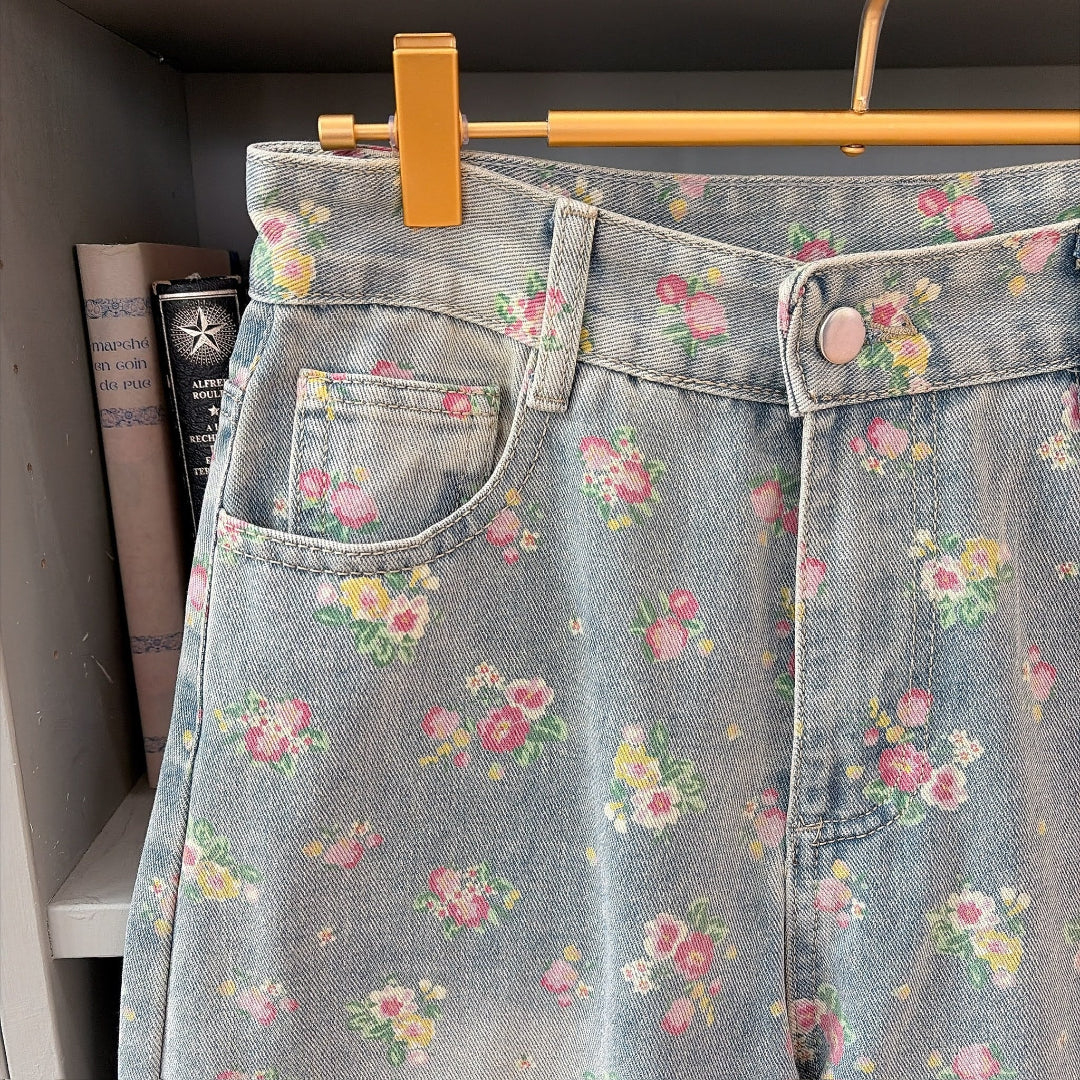 ★Floral Jean パンツ