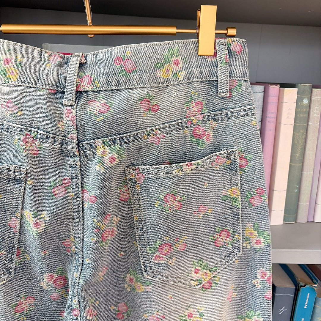 ★Floral Jean パンツ