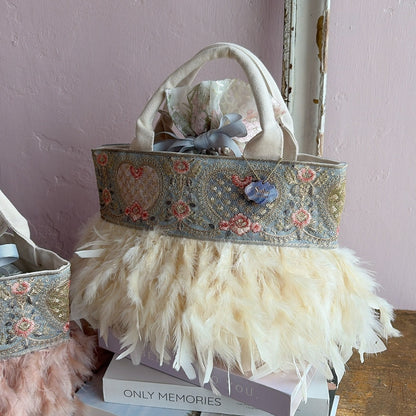 パイプトート+巾着 Marrakesh Belle-グレー