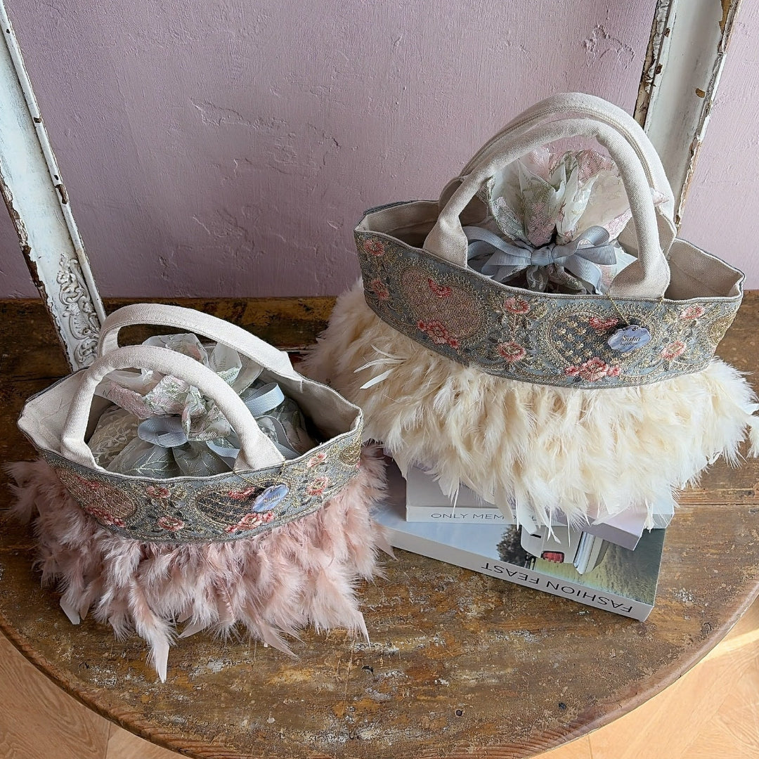 パイプトート+巾着 Marrakesh Belle-グレー