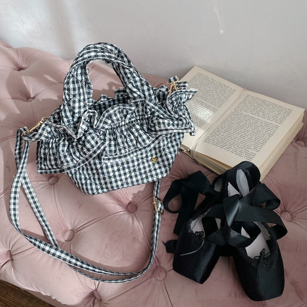 フリルバッグ Quilting Frill Bebe ミニ/レギュラー【ギンガム】