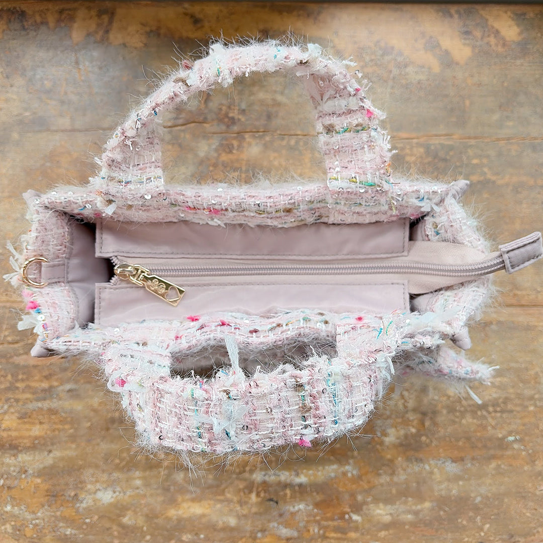 スクエアトート Tweedy Frame Tote