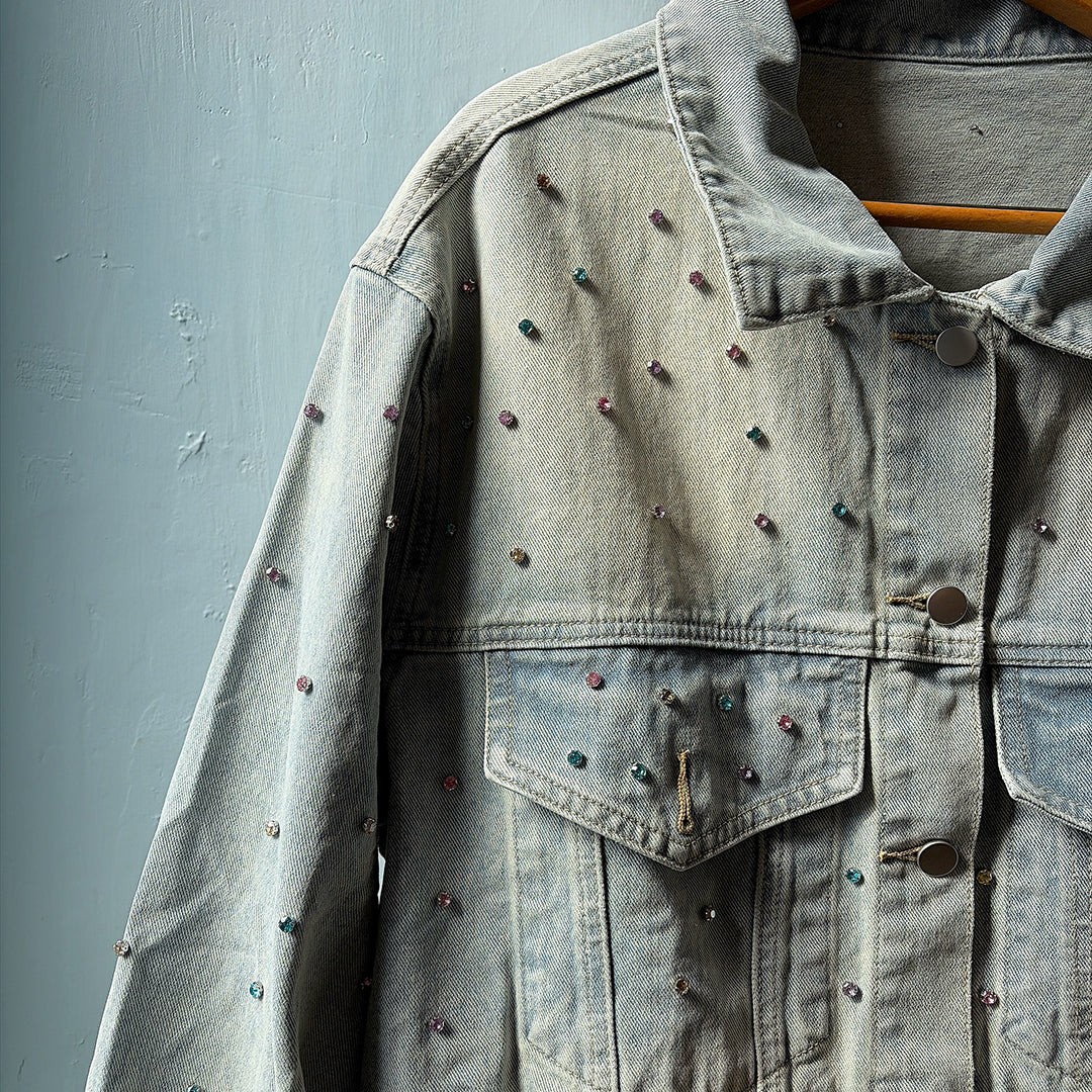 ★Confetti Gems Denim Jacket