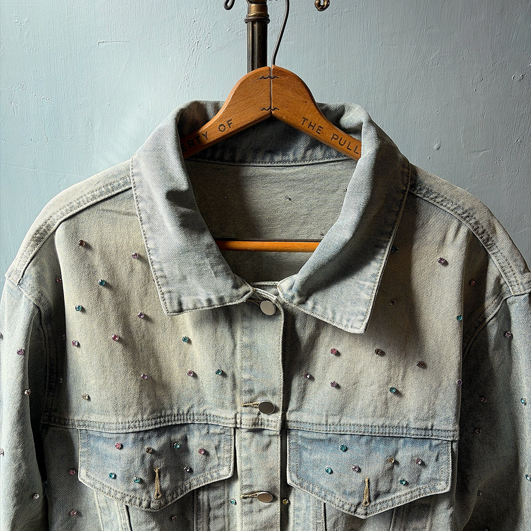 ★Confetti Gems Denim Jacket