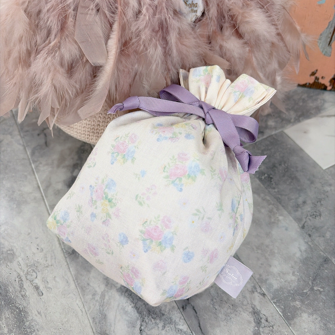 ニットトート+巾着 Marrakesh Belle-Grey