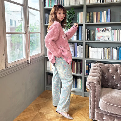 ★Floral Jean パンツ