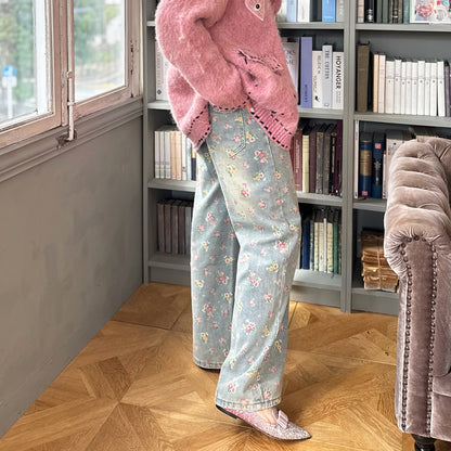 ★Floral Jean パンツ