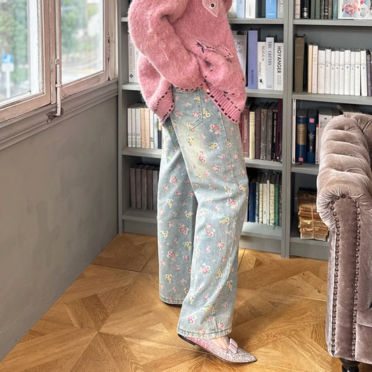 ★Floral Jean パンツ