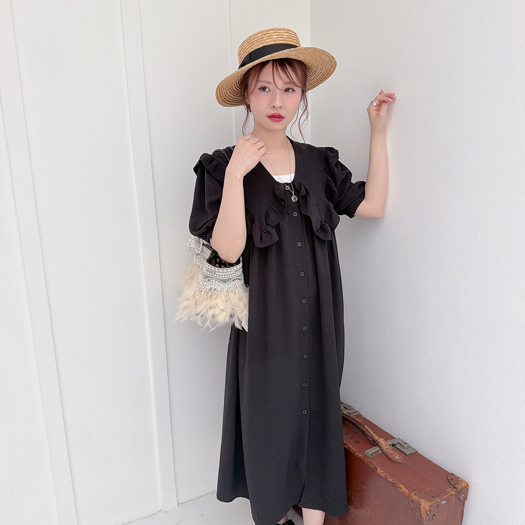 ★Petal Collar シャツドレス