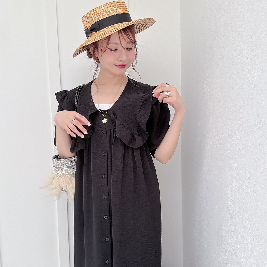 ★Petal Collar シャツドレス