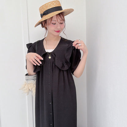 ★Petal Collar シャツドレス