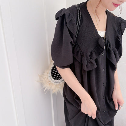 ★Petal Collar シャツドレス