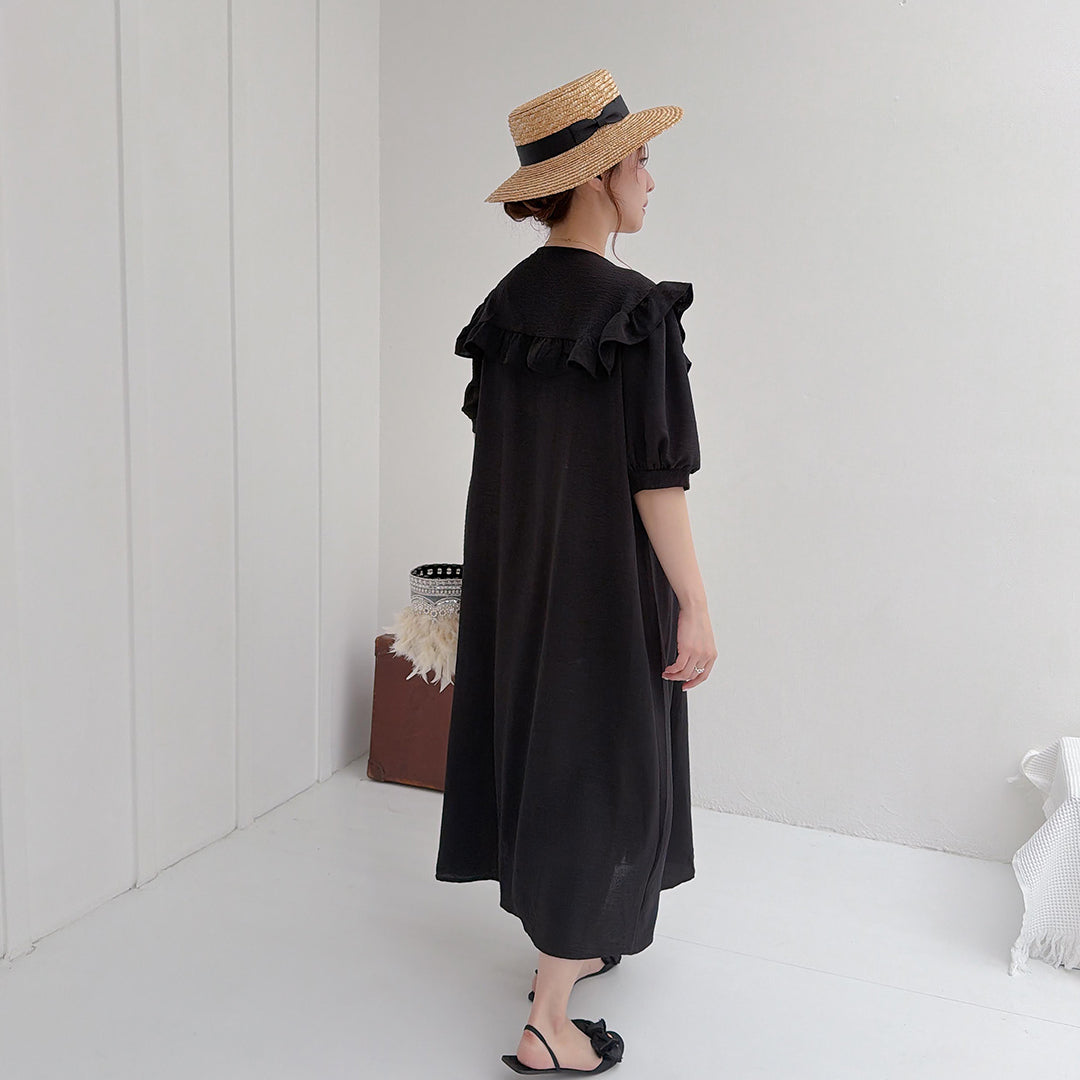 ★Petal Collar シャツドレス