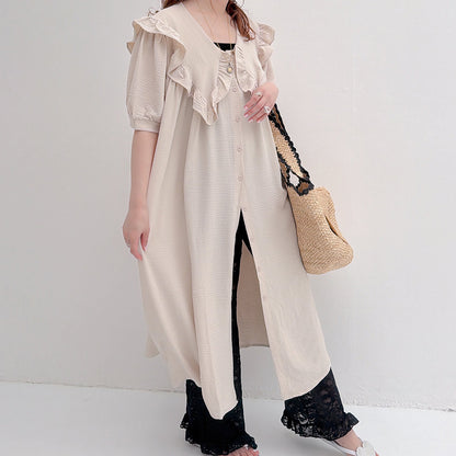 ★Petal Collar シャツドレス