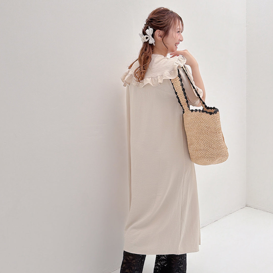 ★Petal Collar シャツドレス