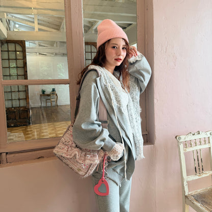 スクエアトート Tweedy Frame Tote