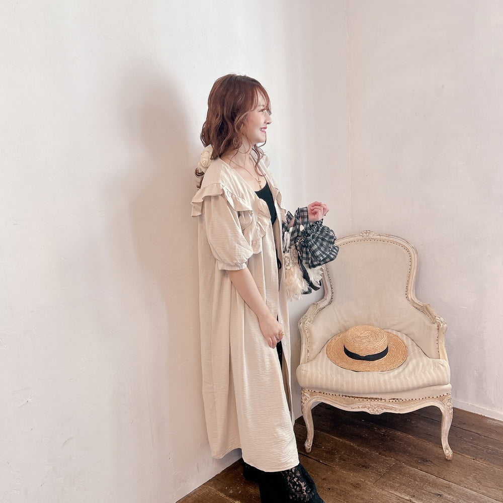 ★Petal Collar シャツドレス