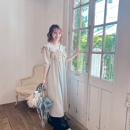 ★Petal Collar シャツドレス