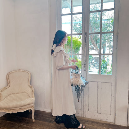 ★Petal Collar シャツドレス