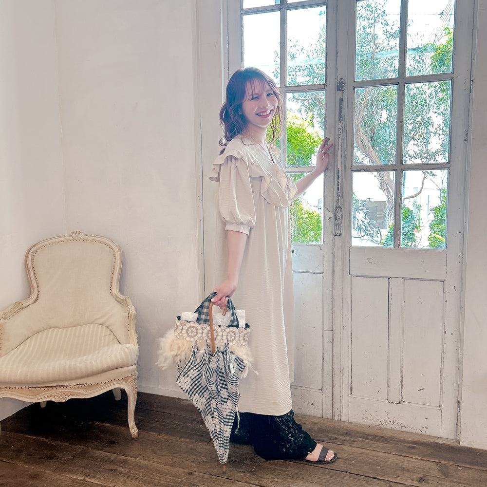 ★Petal Collar シャツドレス