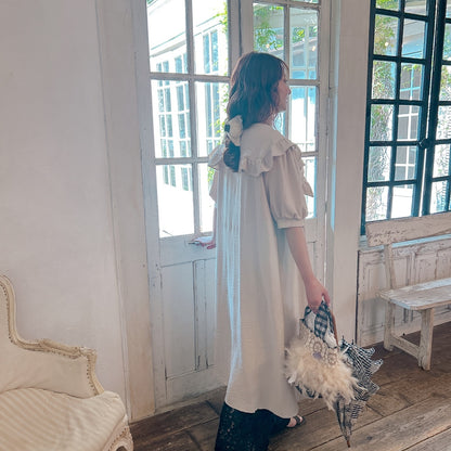 ★Petal Collar シャツドレス
