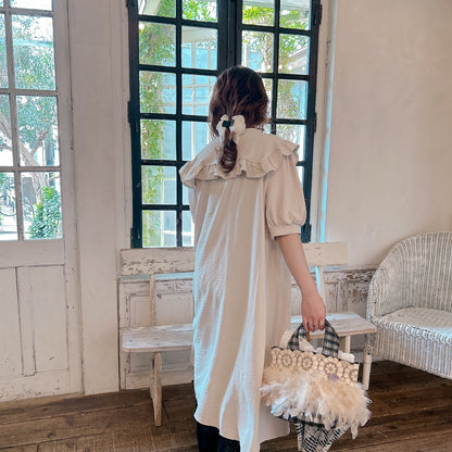 ★Petal Collar シャツドレス