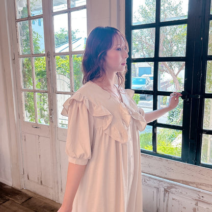 ★Petal Collar シャツドレス